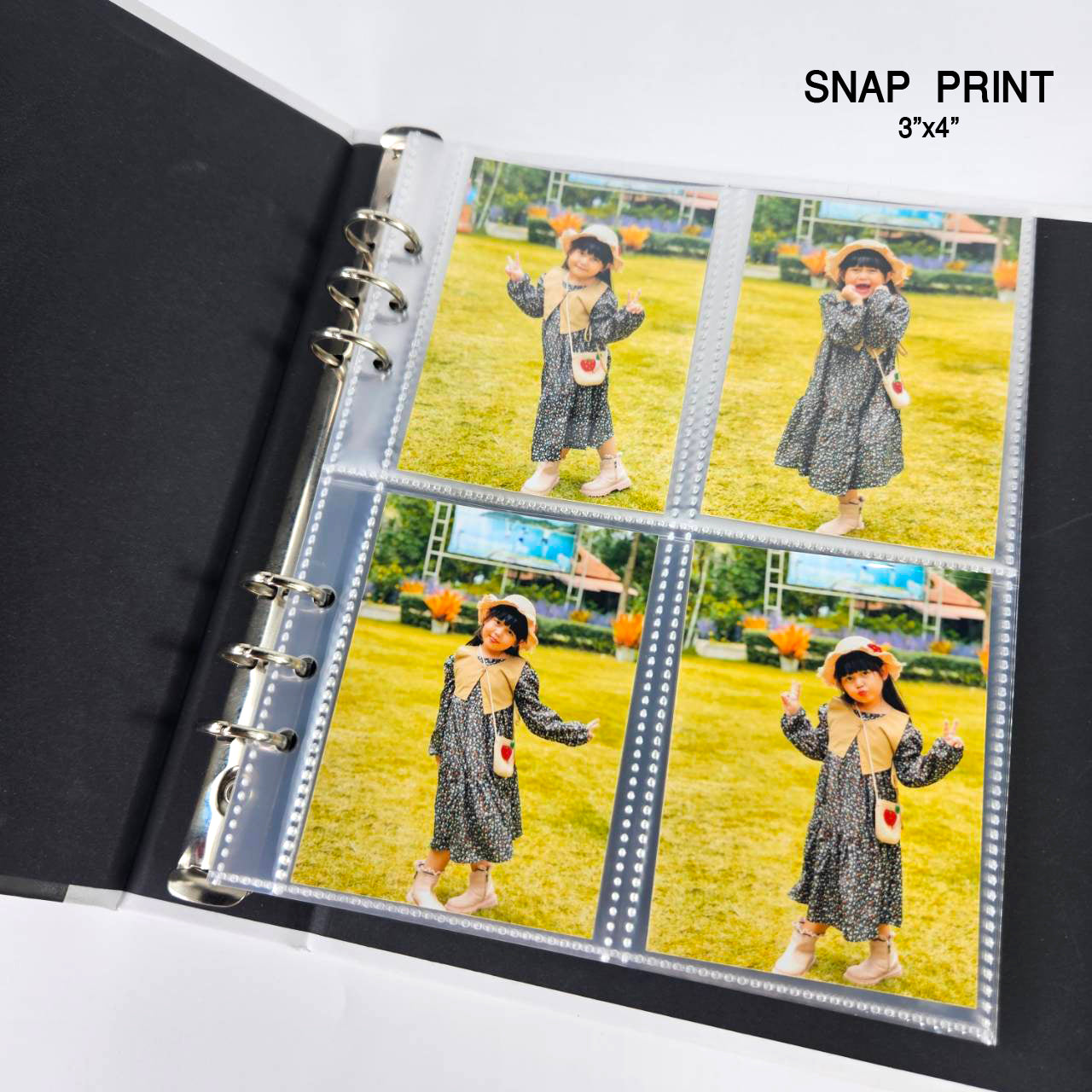 ไส้อัลบั้มแบบ 6 รู ขนาด SNAP PRINT (3"x4") หรือ INSTAX SQUARE