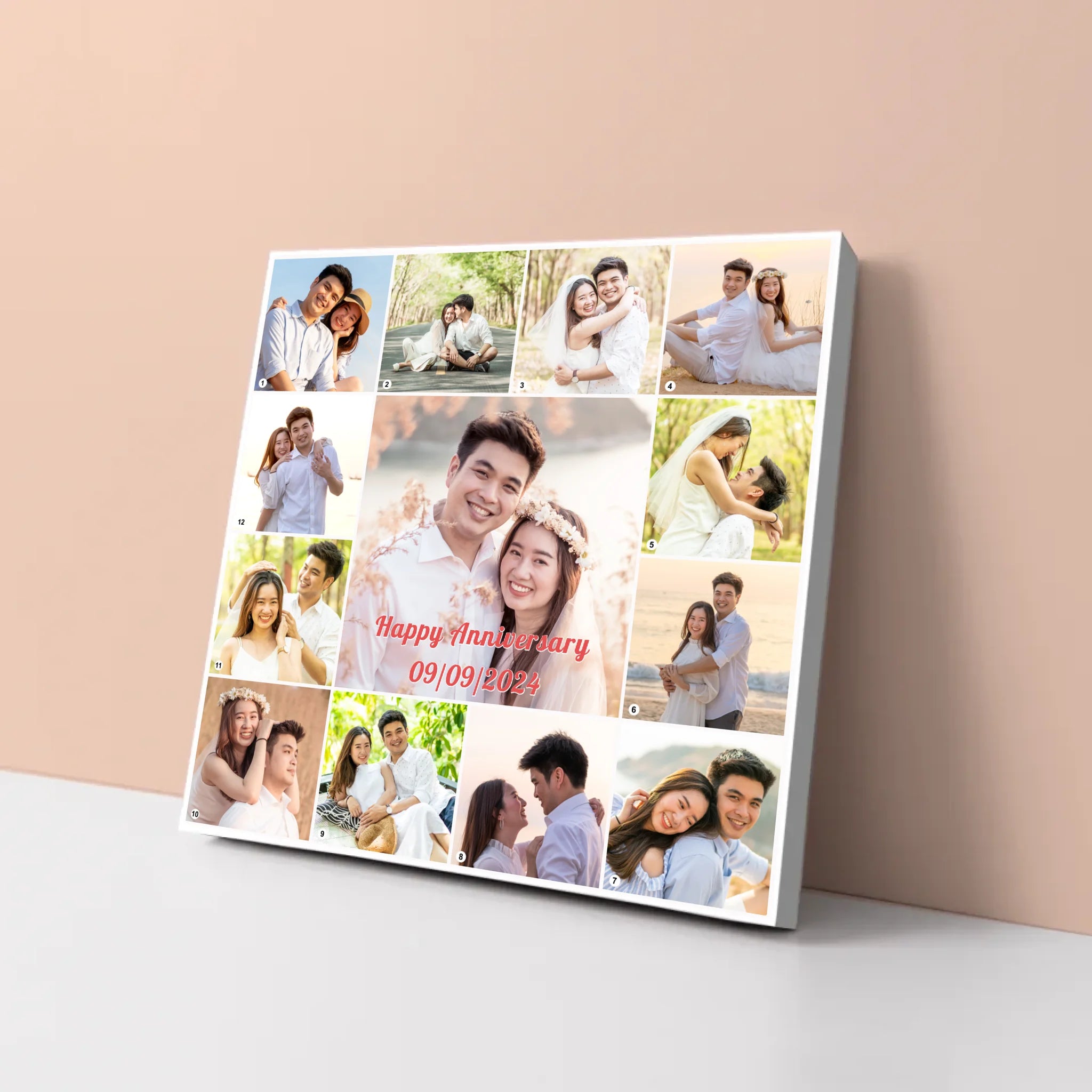 กรอยลอยพร้อมรูปวางบนพื้น