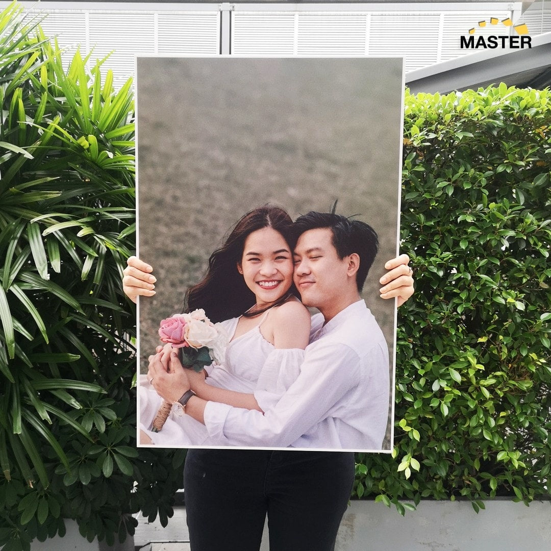 💍 แคนวาสหรือกรอบลอย ขนาดใดเหมาะกับงานแต่งงาน?