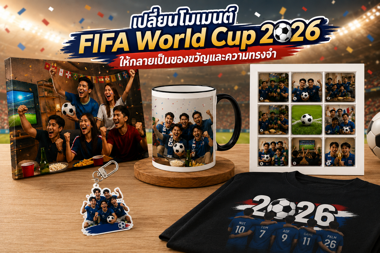 ⚽ เปลี่ยนโมเมนต์ FIFA World Cup 2026 ให้กลายเป็นของขวัญและความทรงจำ