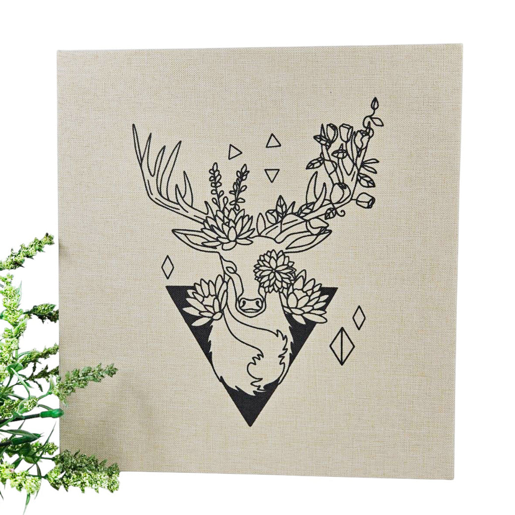 ปกอัลบั้มผ้าสกรีนลาย DEER