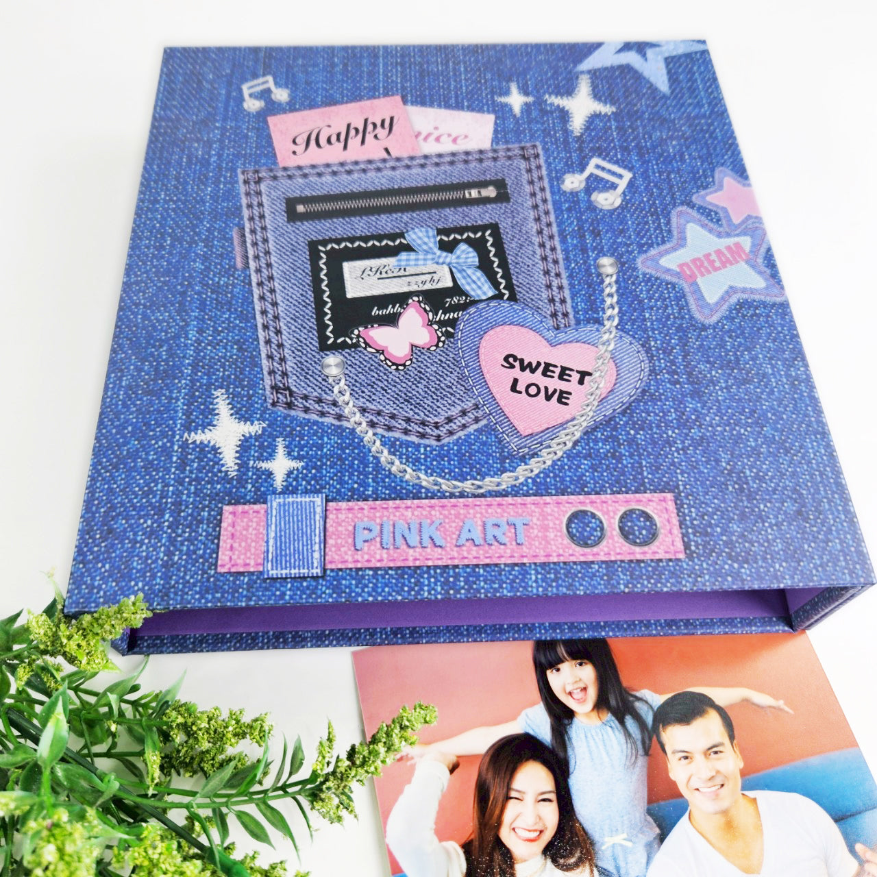 ปกอัลบั้มแบบกล่องลาย POP BLUE