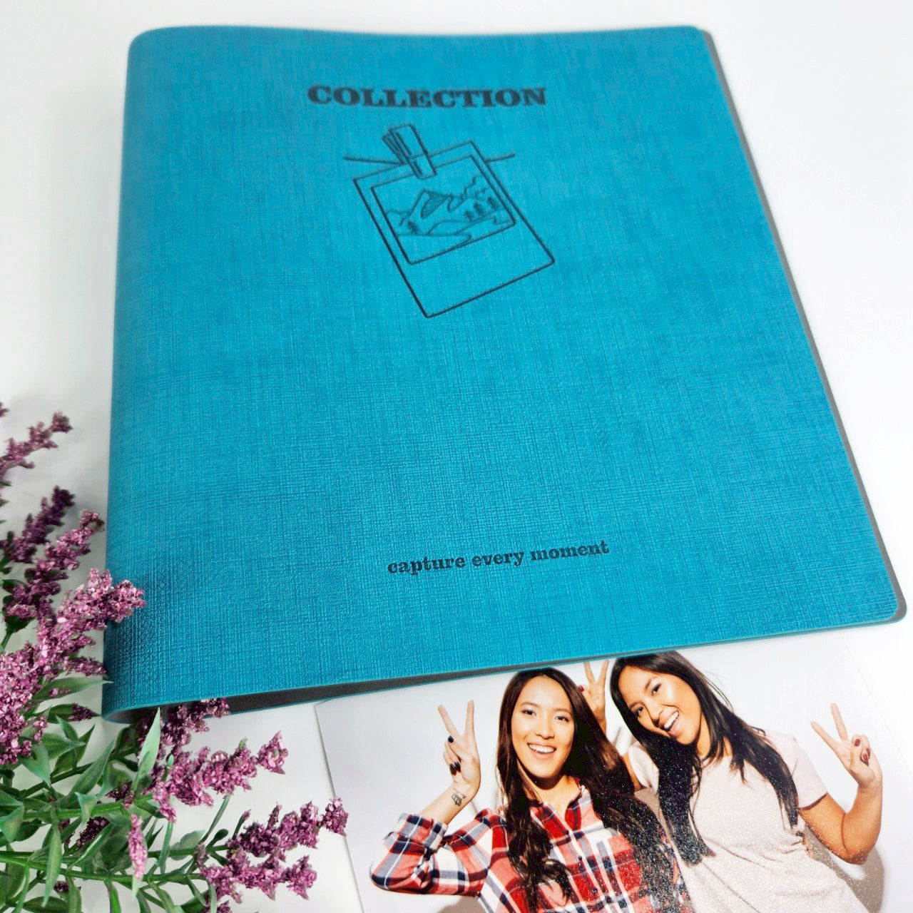ปกอัลบั้มหนัง ปั๊มลายรูป สีฟ้า