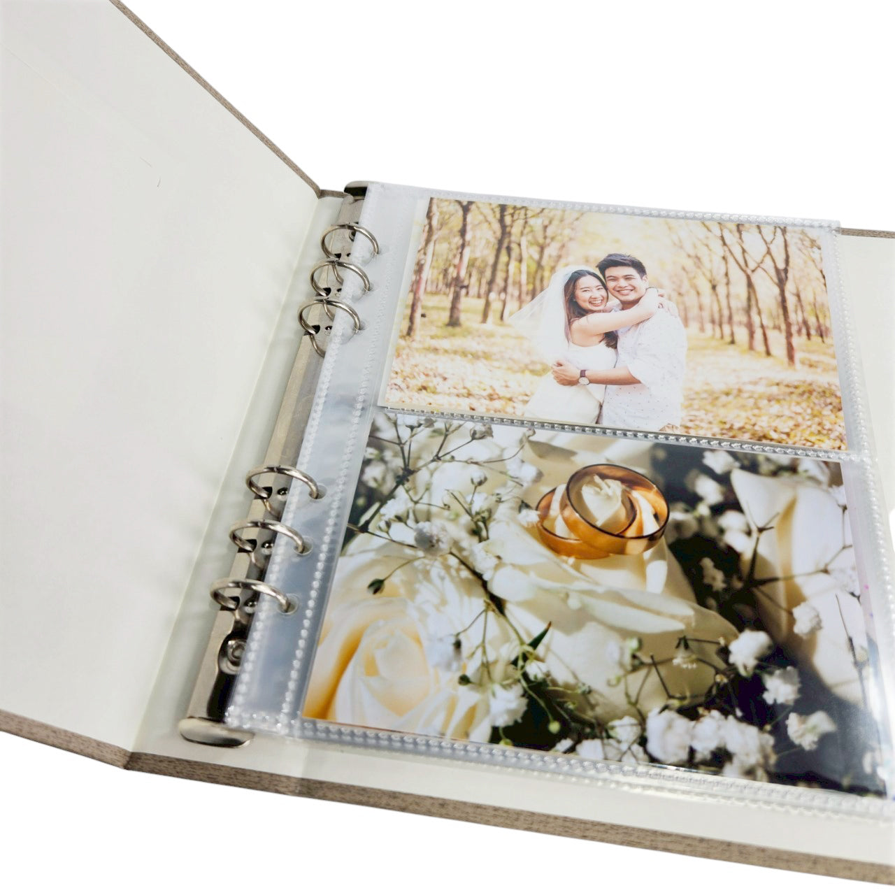 ปกอัลบั้มกระดาษไวนิลมีลาย BROWN