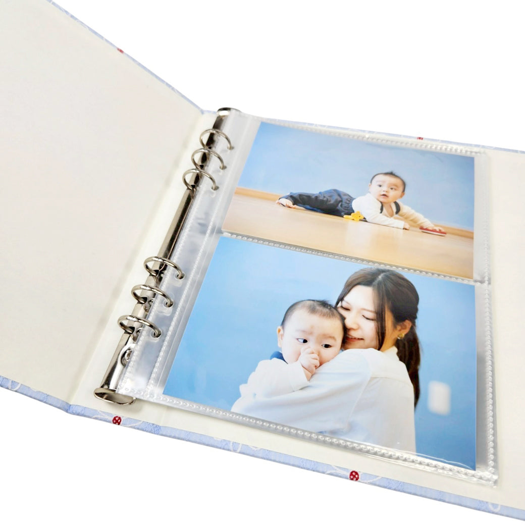 ปกอัลบั้มผ้าลาย BLUE FLOWER