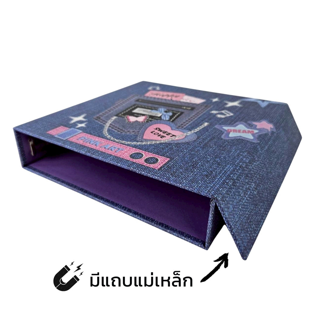 ปกอัลบั้มแบบกล่องลาย POP BLUE