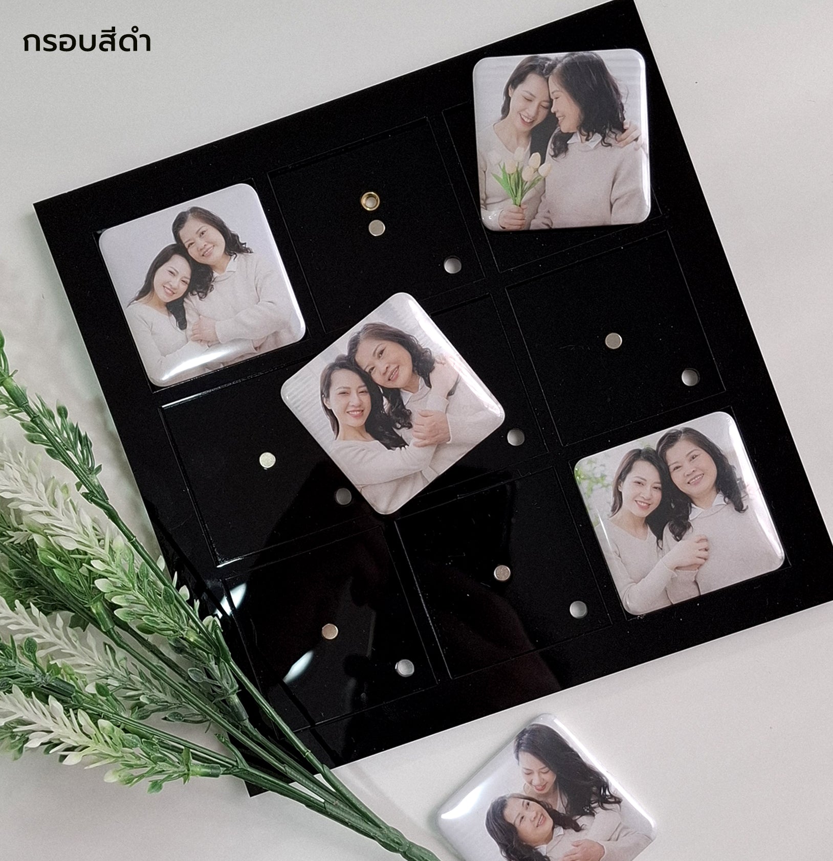 กรอบแม็กเน็ต 9 ช่อง