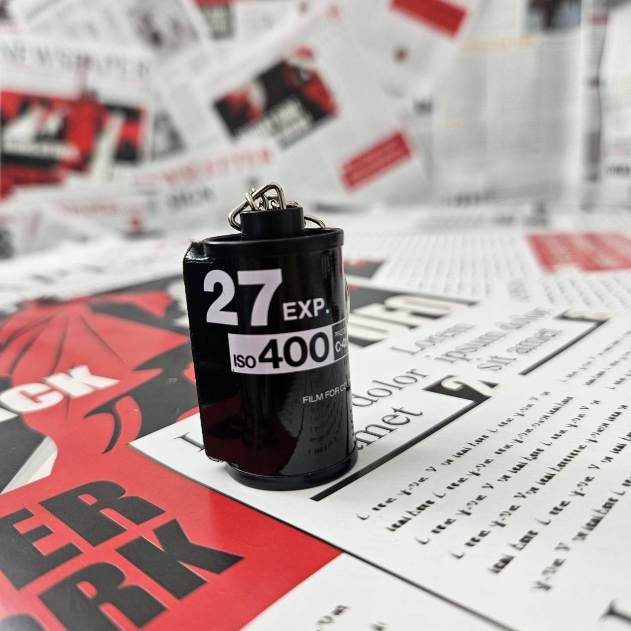 พวงกุญแจกลักฟิล์ม 27 EXP.  ISO400