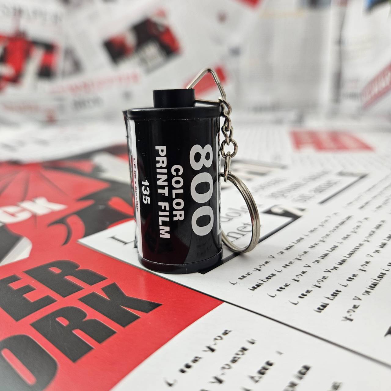 พวงกุญแจกลักฟิล์ม Lomography 800 COLOR PRINT FILM