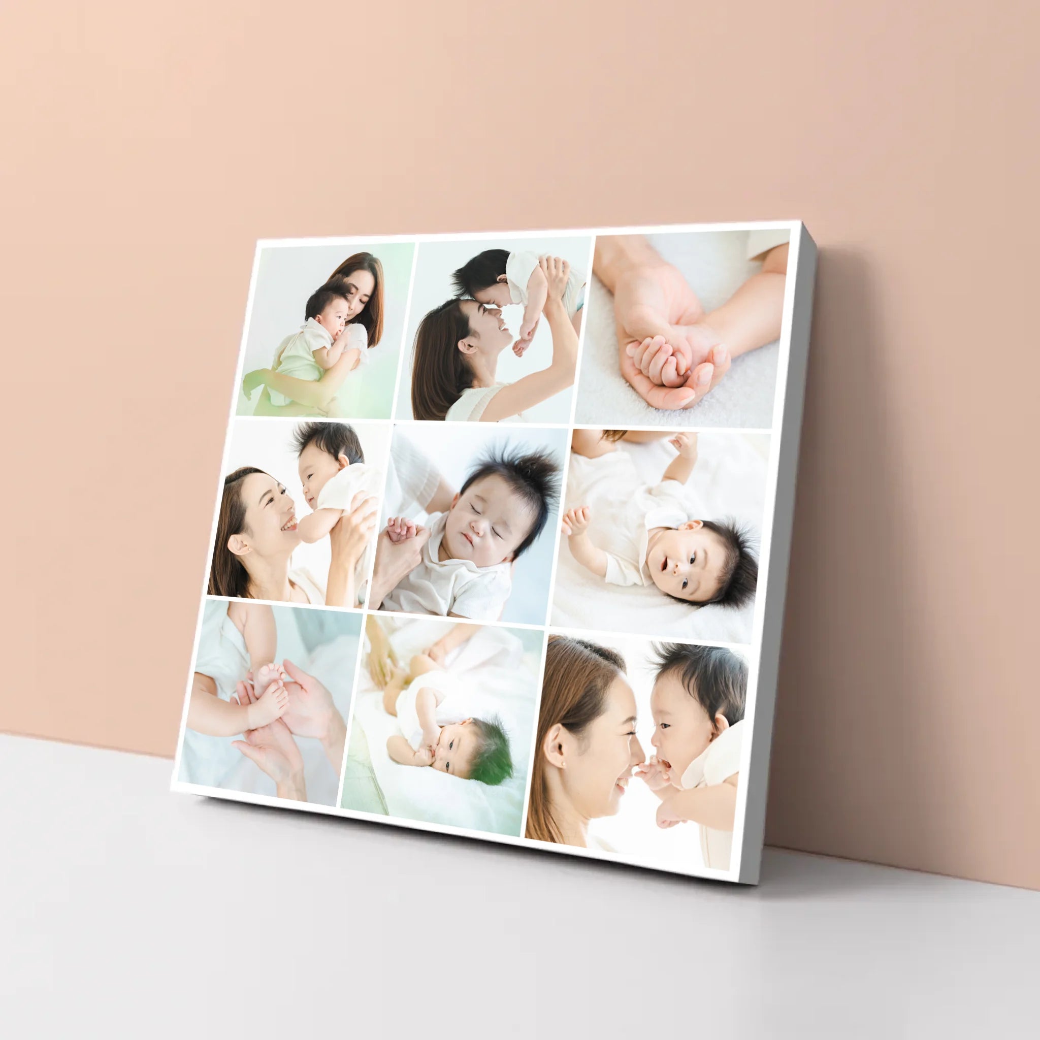 กรอยลอยพร้อมรูปวางบนพื้น