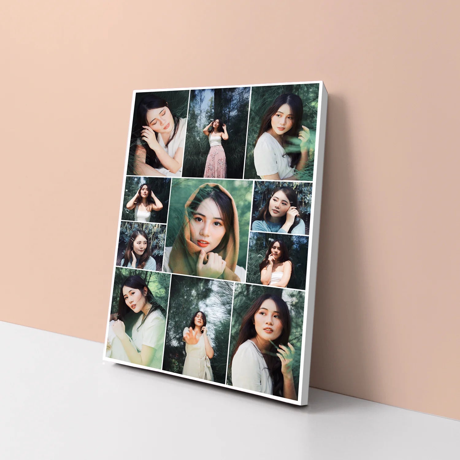กรอบลอย PORTRAIT แนวตั้ง แบบ 11 รูป