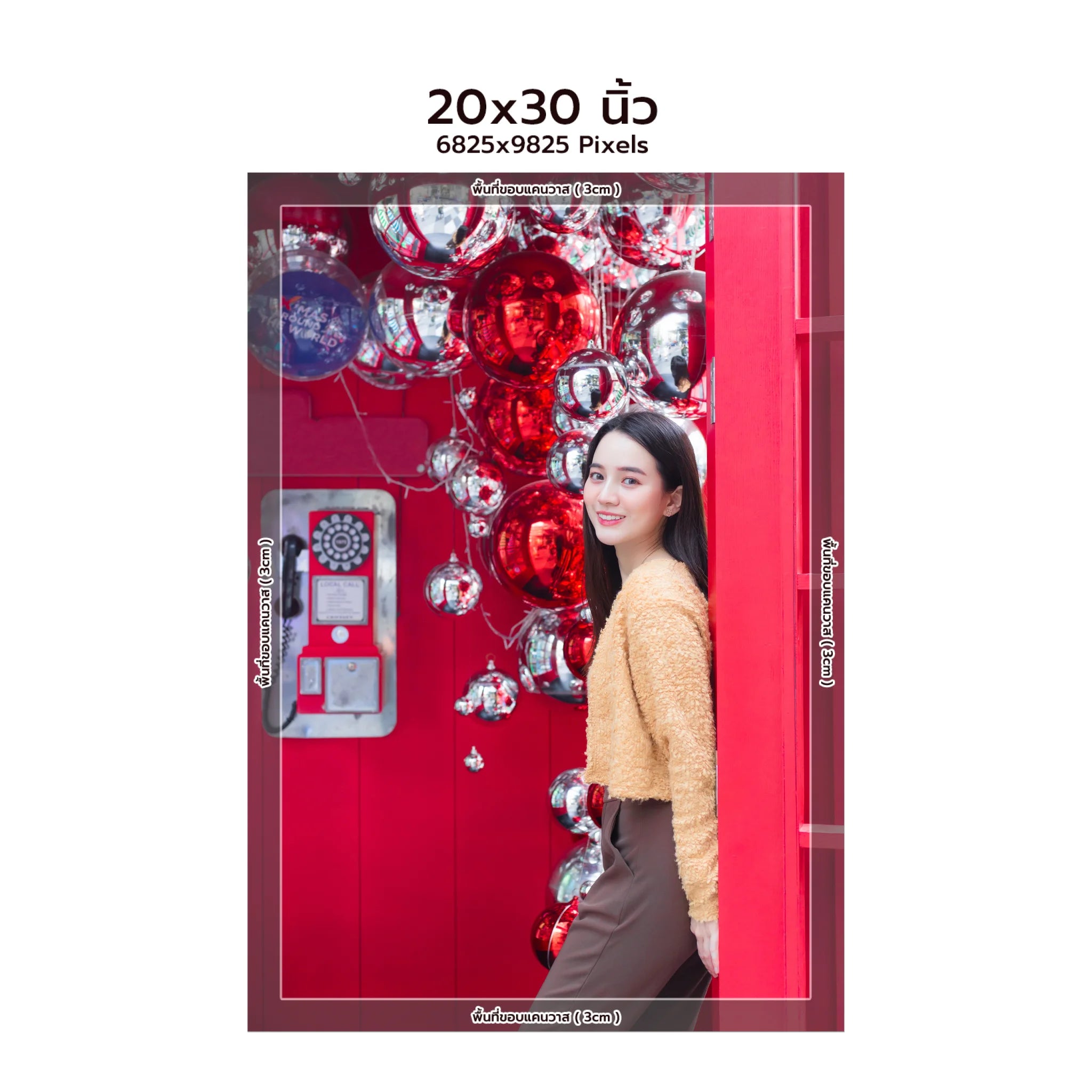 CANVAS 20x30 แนวตั้ง Shock Price