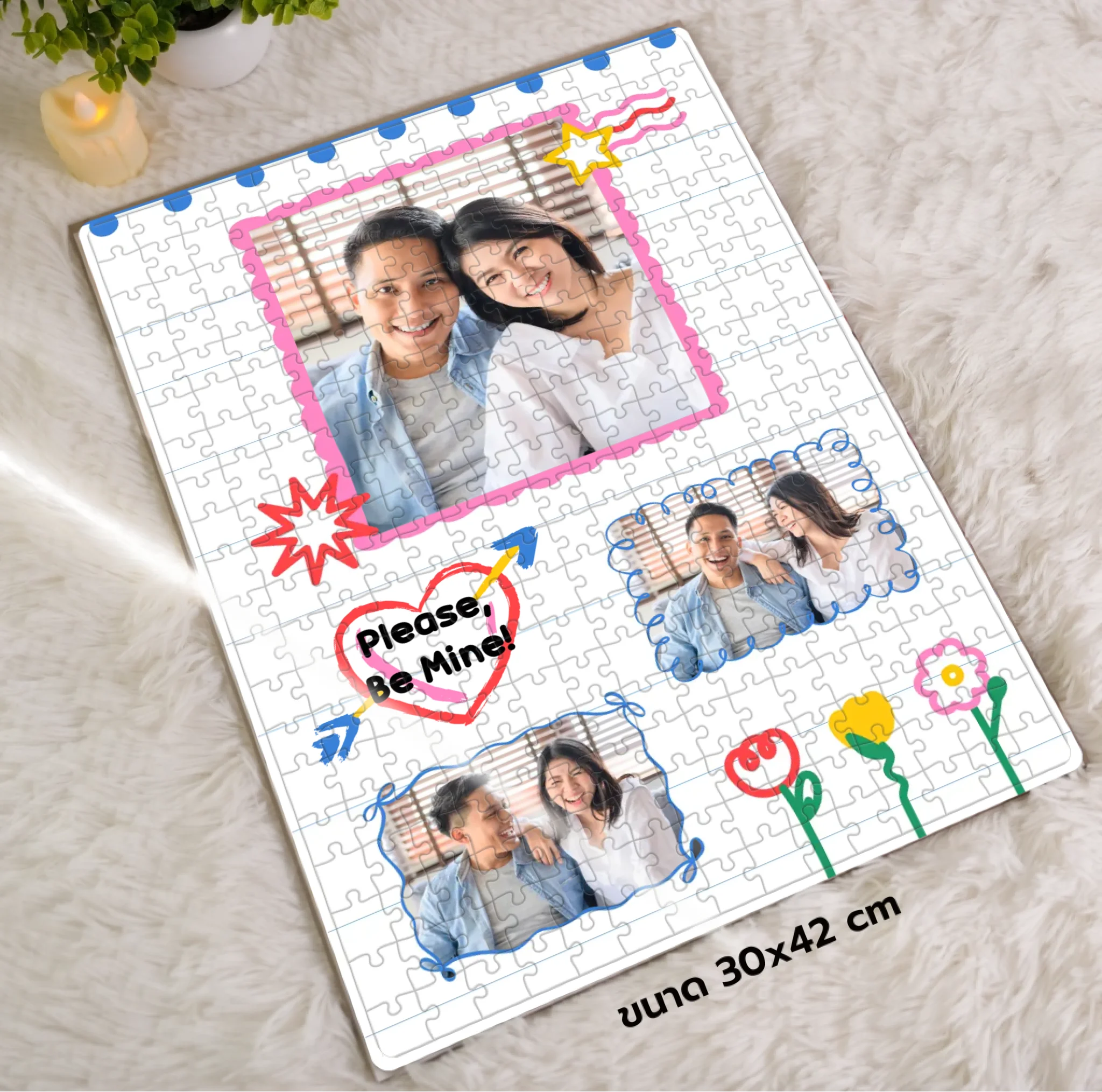 จิ๊กซอว์ภาพพิมพ์แบบ 300 ชิ้น