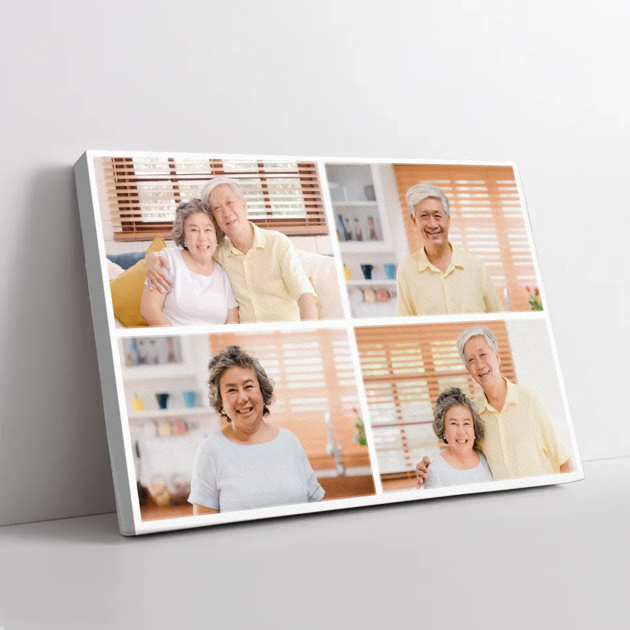 ภาพพิมพ์แคนวาส วางอยู่บนพื้นสีขาว