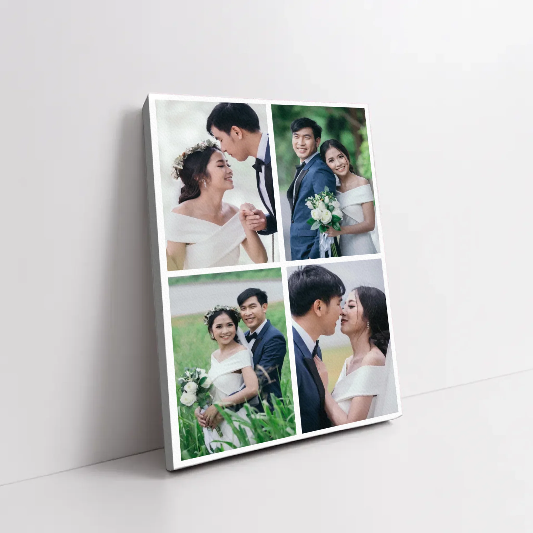 ภาพพิมพ์แคนวาส วางอยุ่บนพื้นสีขาว