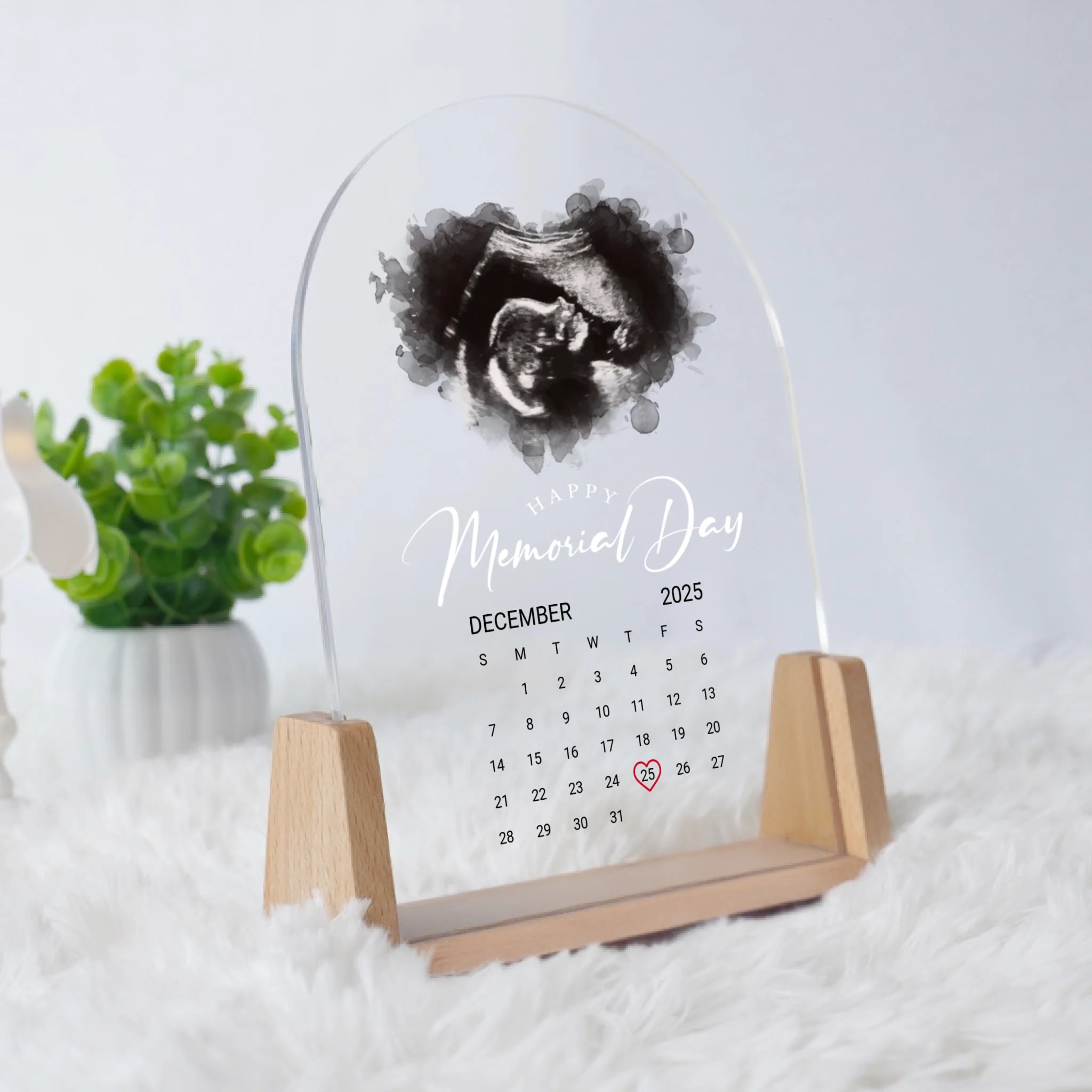 โคมไฟอะคริลิก พิมพ์ UV คุณภาพสูง พร้อมฐานตั้งและไฟ LED