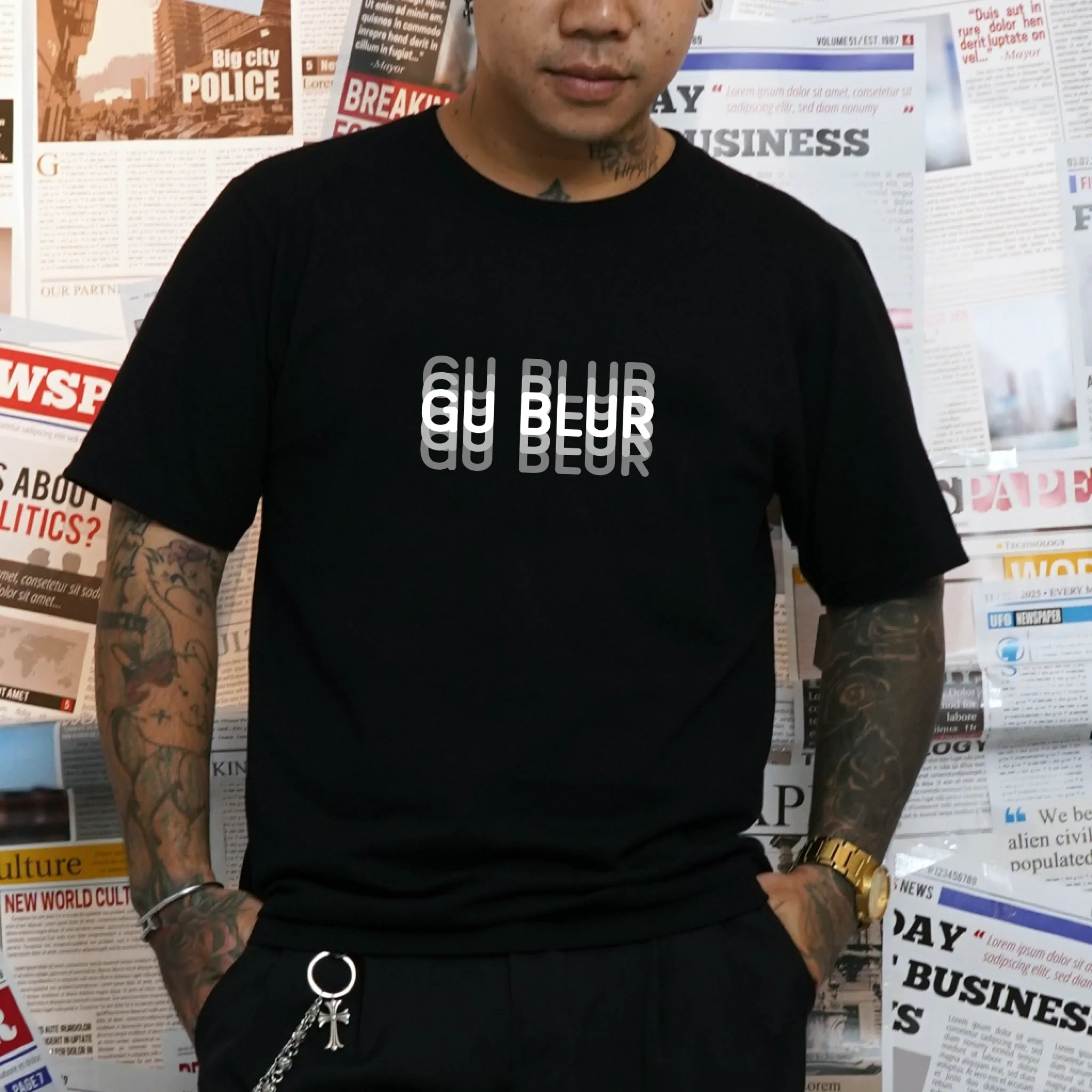 T-Shirt Gu Blur - P1