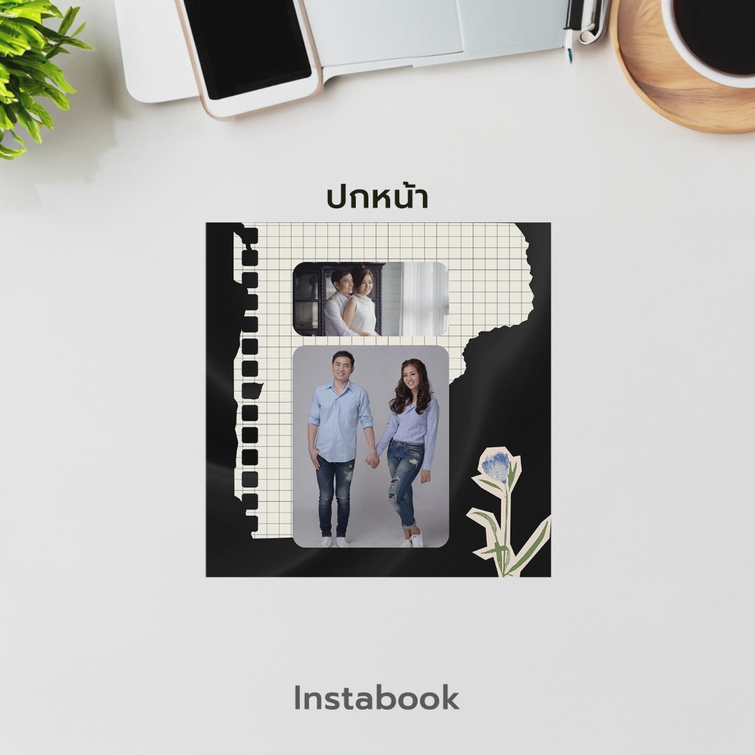 Instabook - Black Simple